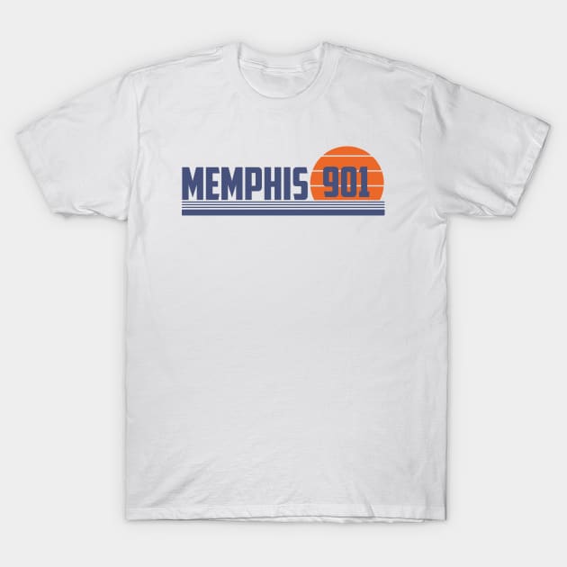 901 Memphis Tennessee Area Code T-Shirt by Eureka Shirts